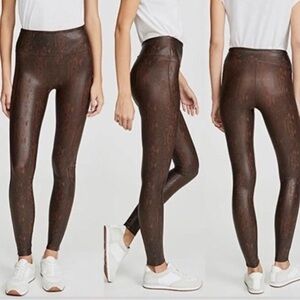 SPANX Snake Print Leggings Size Medium